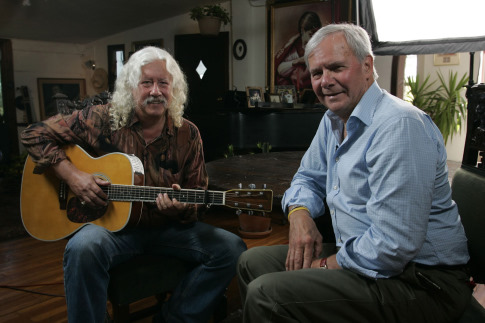 Tom Brokaw and Arlo Guthrie in 1968 with Tom Brokaw (2007)