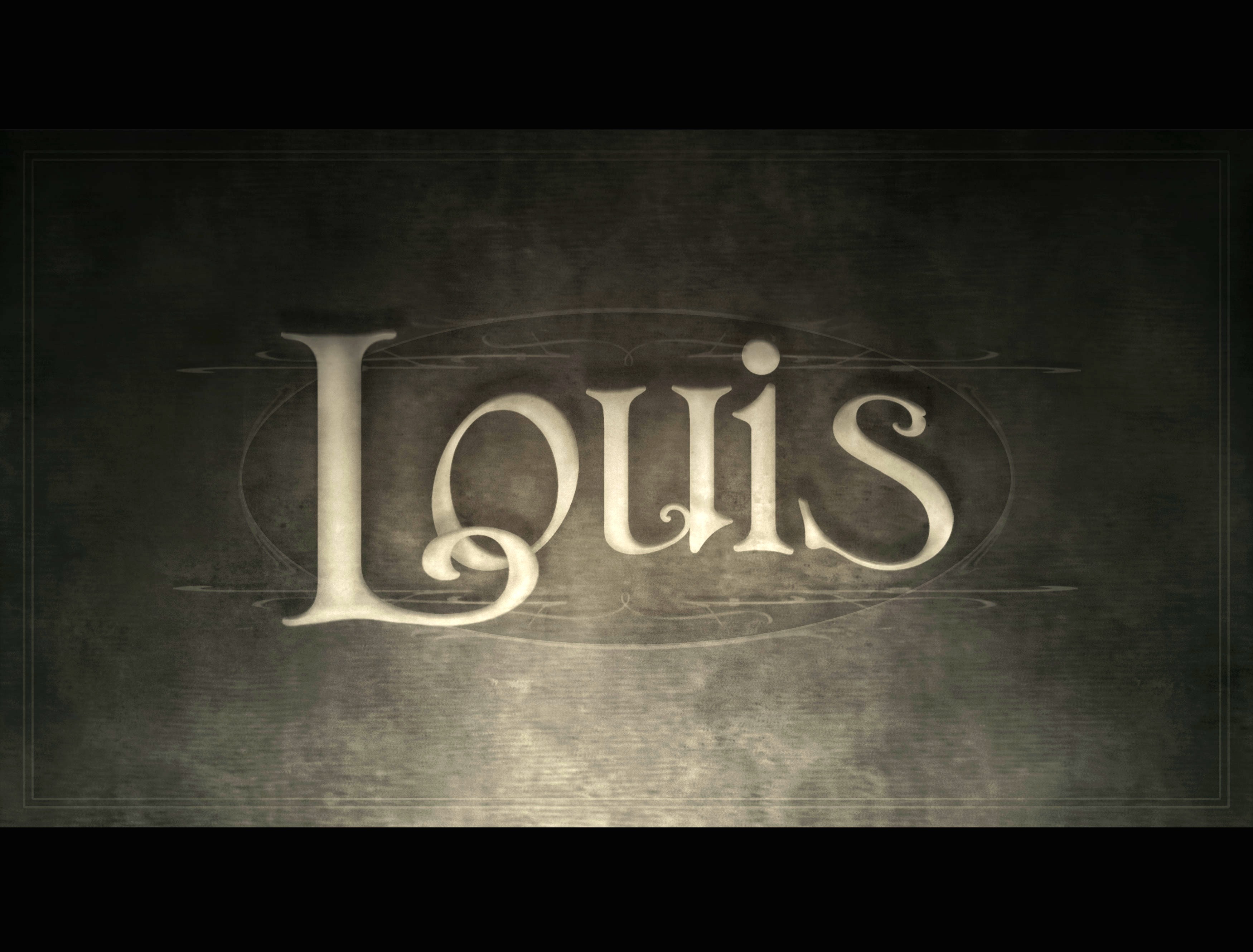 LOUIS main title design by Gary Gutierrez