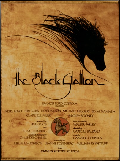 The Black Stallion poster design by Gary Gutierrez