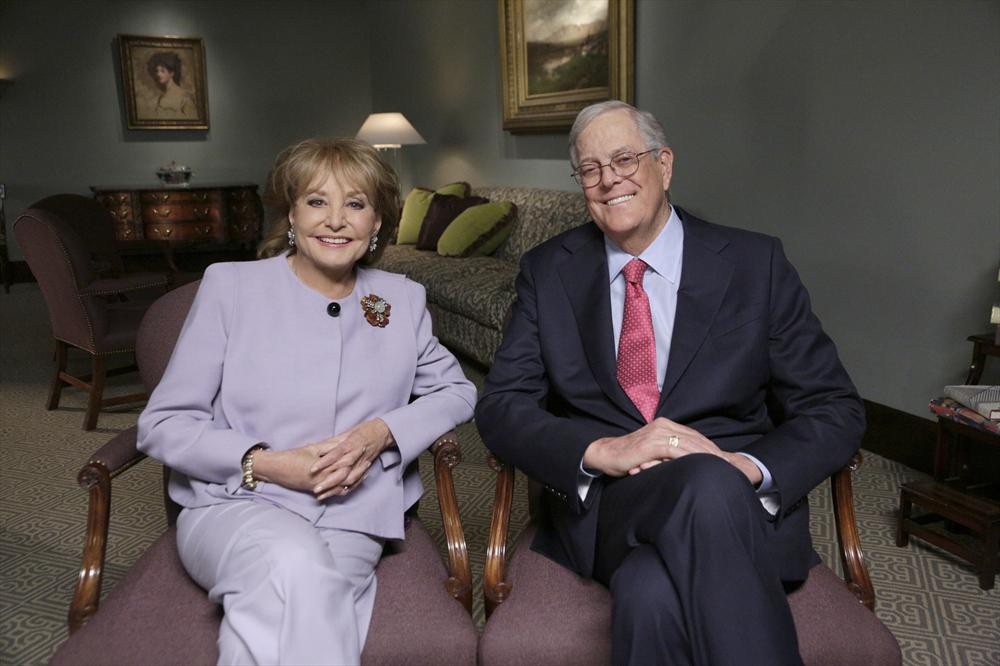 Still of Heidi Gutman, Barbara Walters and David Koch in The Barbara Walters Special (1976)