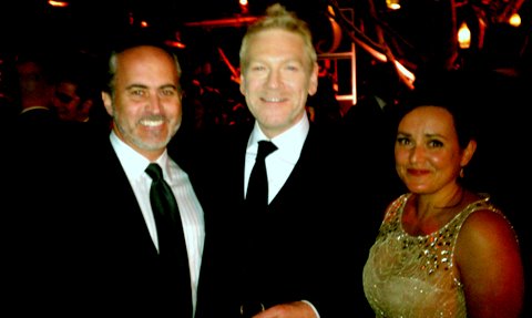 Ralph Guzzo ,Kenneth Branagh and Linsay Brunnock at the 84th Oscars.