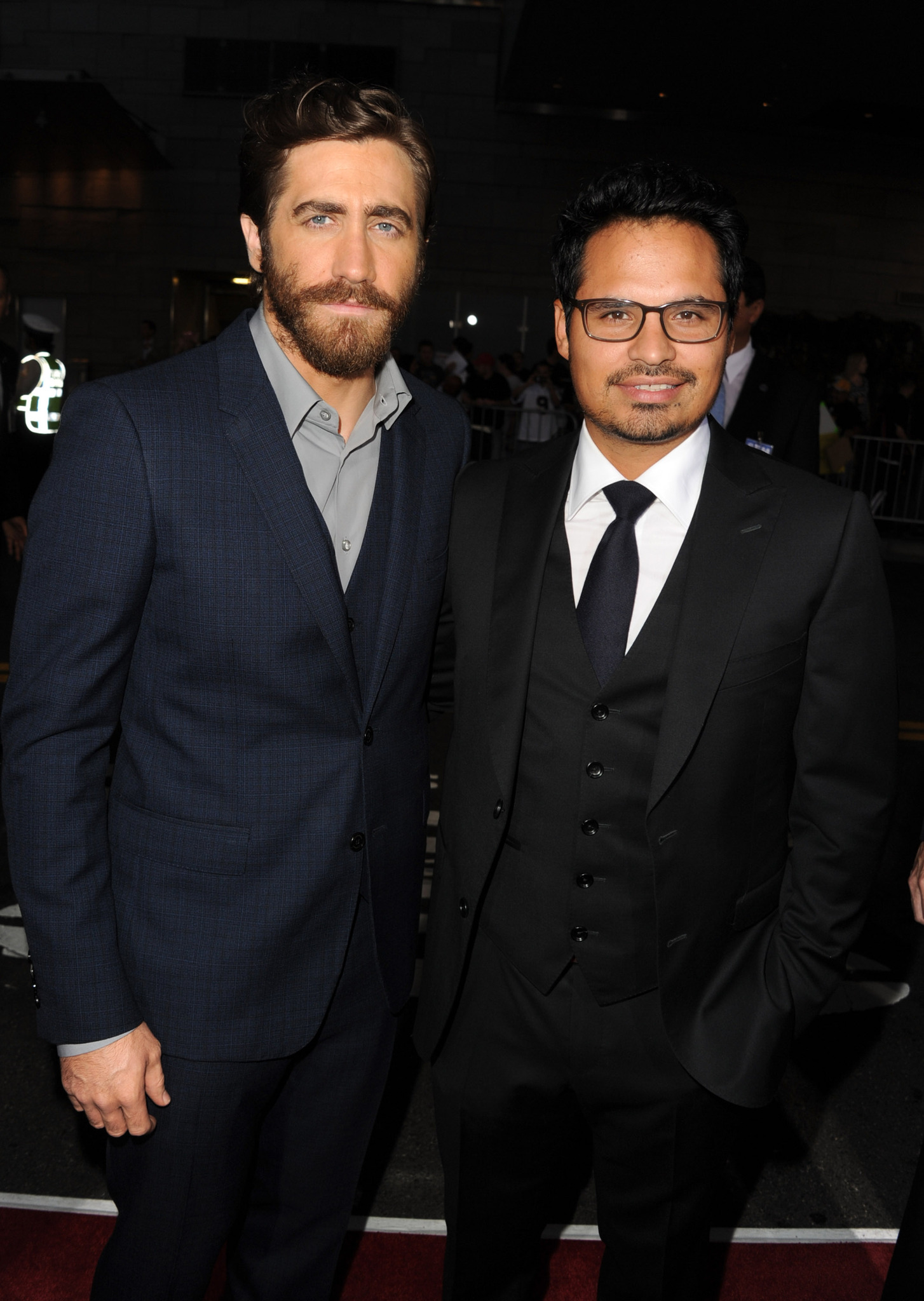 Jake Gyllenhaal and Michael Peña at event of End of Watch (2012)
