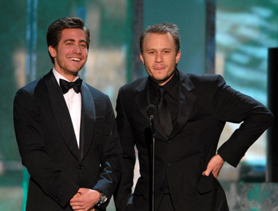 Heath Ledger and Jake Gyllenhaal at event of 12th Annual Screen Actors Guild Awards (2006)