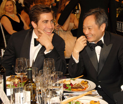 Ang Lee and Jake Gyllenhaal at event of 12th Annual Screen Actors Guild Awards (2006)