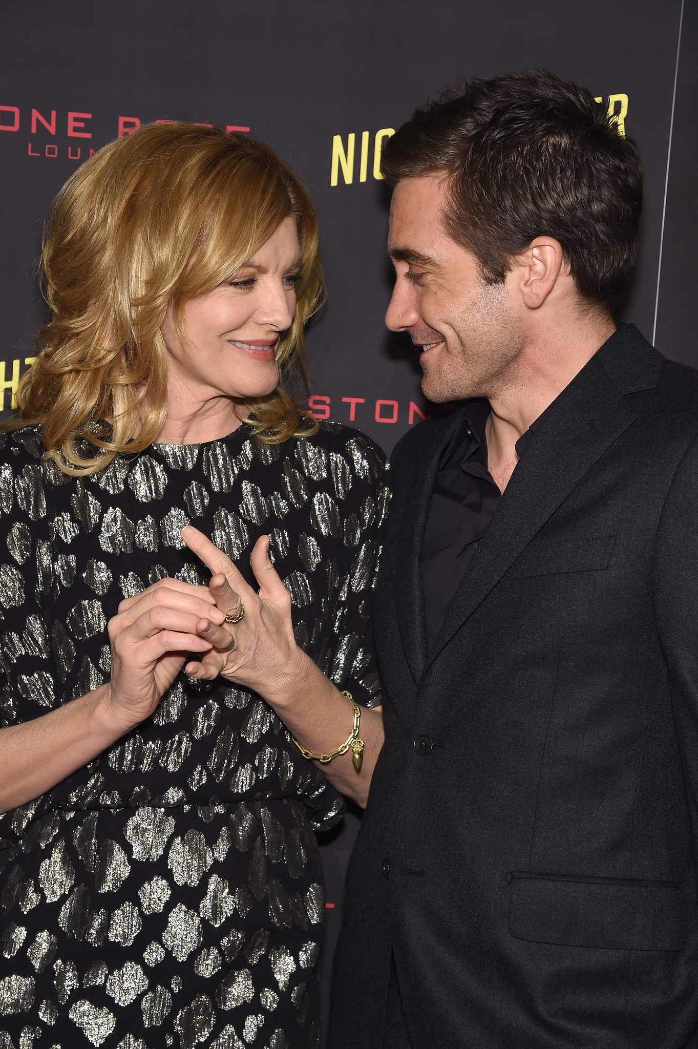 Rene Russo and Jake Gyllenhaal at event of Nightcrawler (2014)
