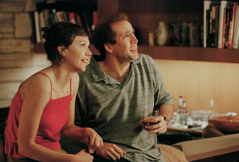 Maggie Gyllenhaal and Nicolas Cage find easy romance.