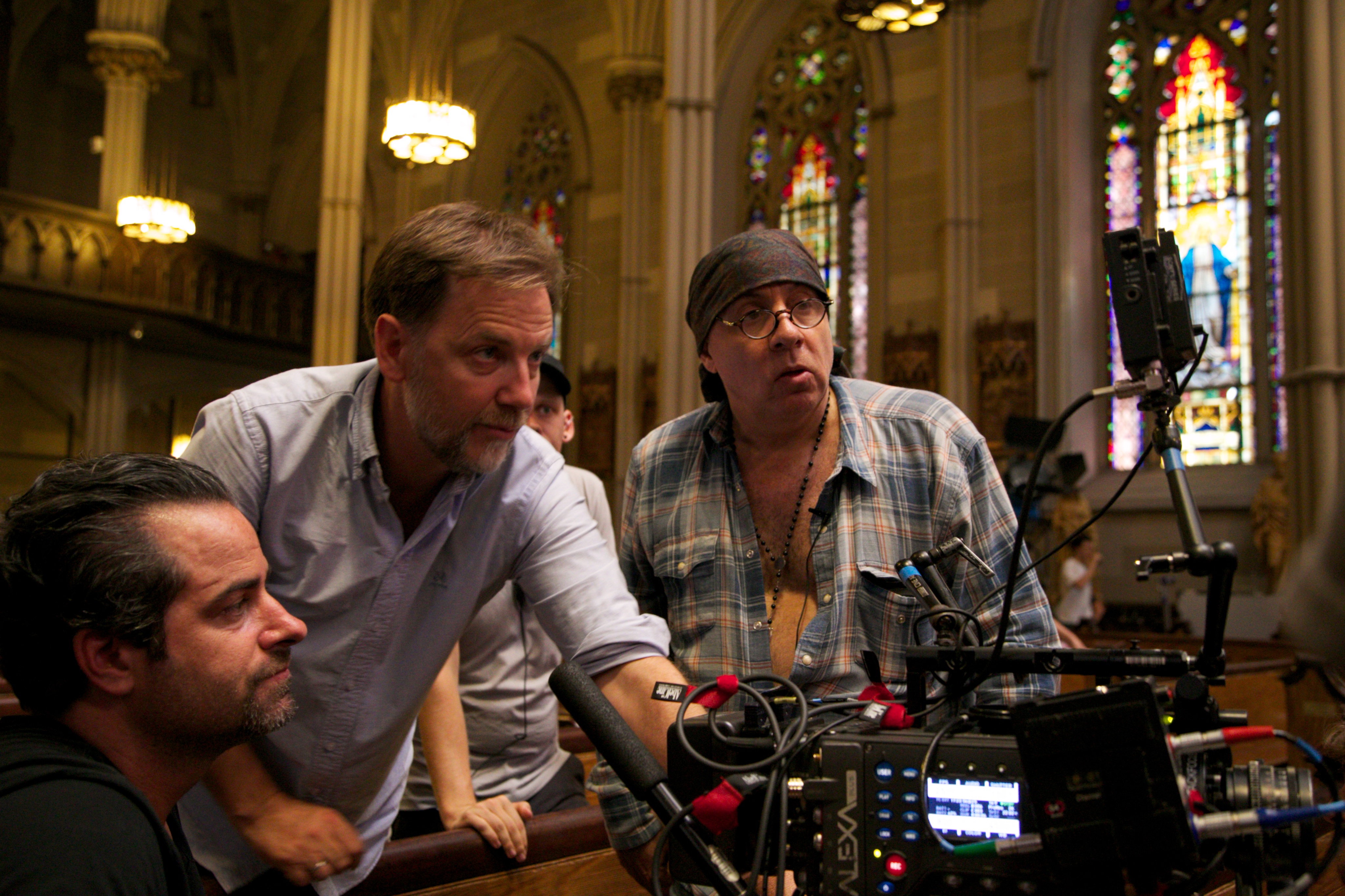 Shooting Lilyhammer 3 in NYC with director Steven.