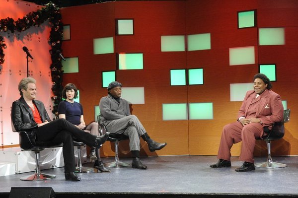 Still of Bill Hader, Kenan Thompson and Carrie Brownstein in Saturday Night Live (1975)