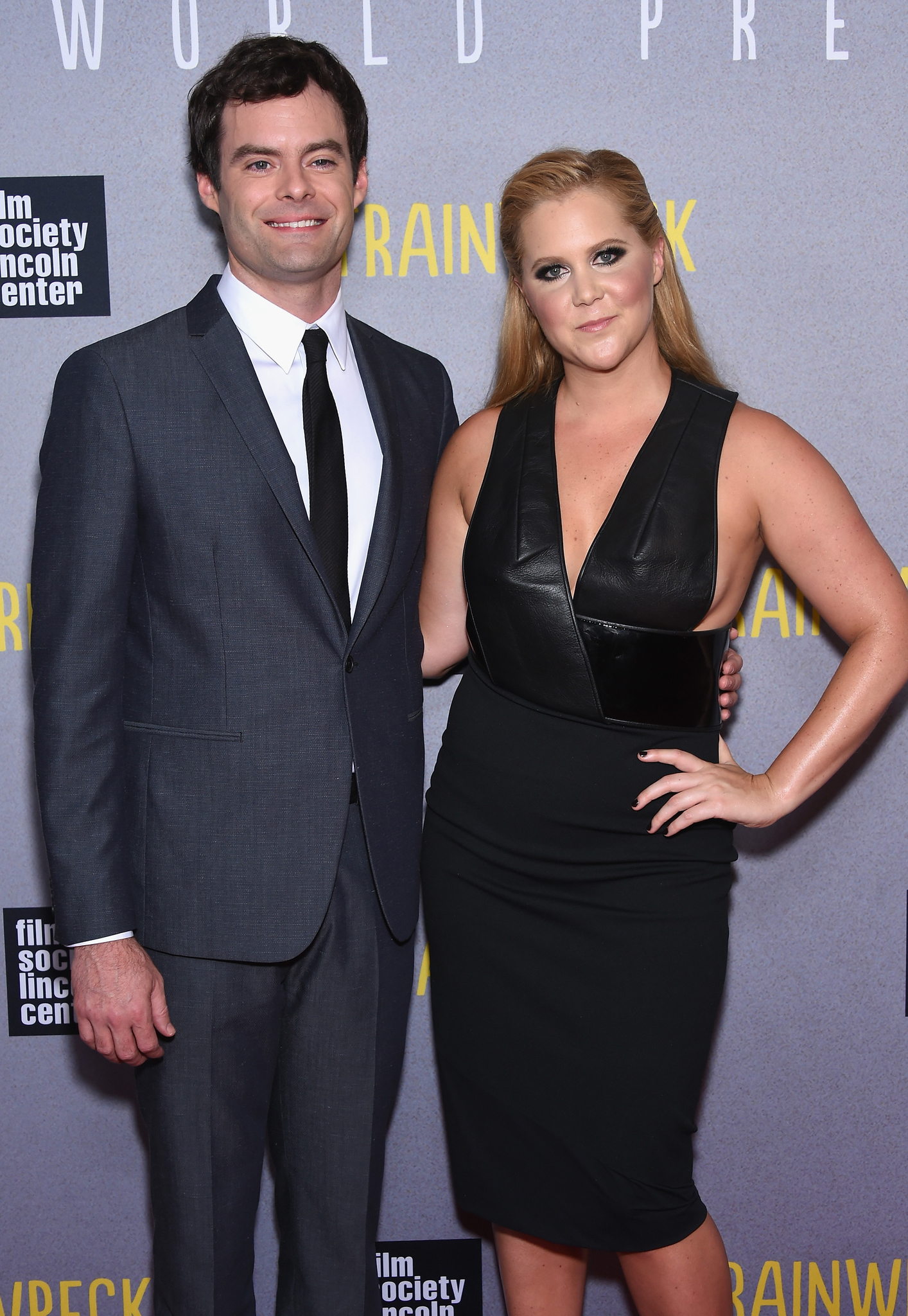 Bill Hader and Amy Schumer at event of Be stabdziu (2015)