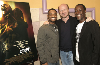 Don Cheadle, Larenz Tate and Paul Haggis at event of Crash (2004)