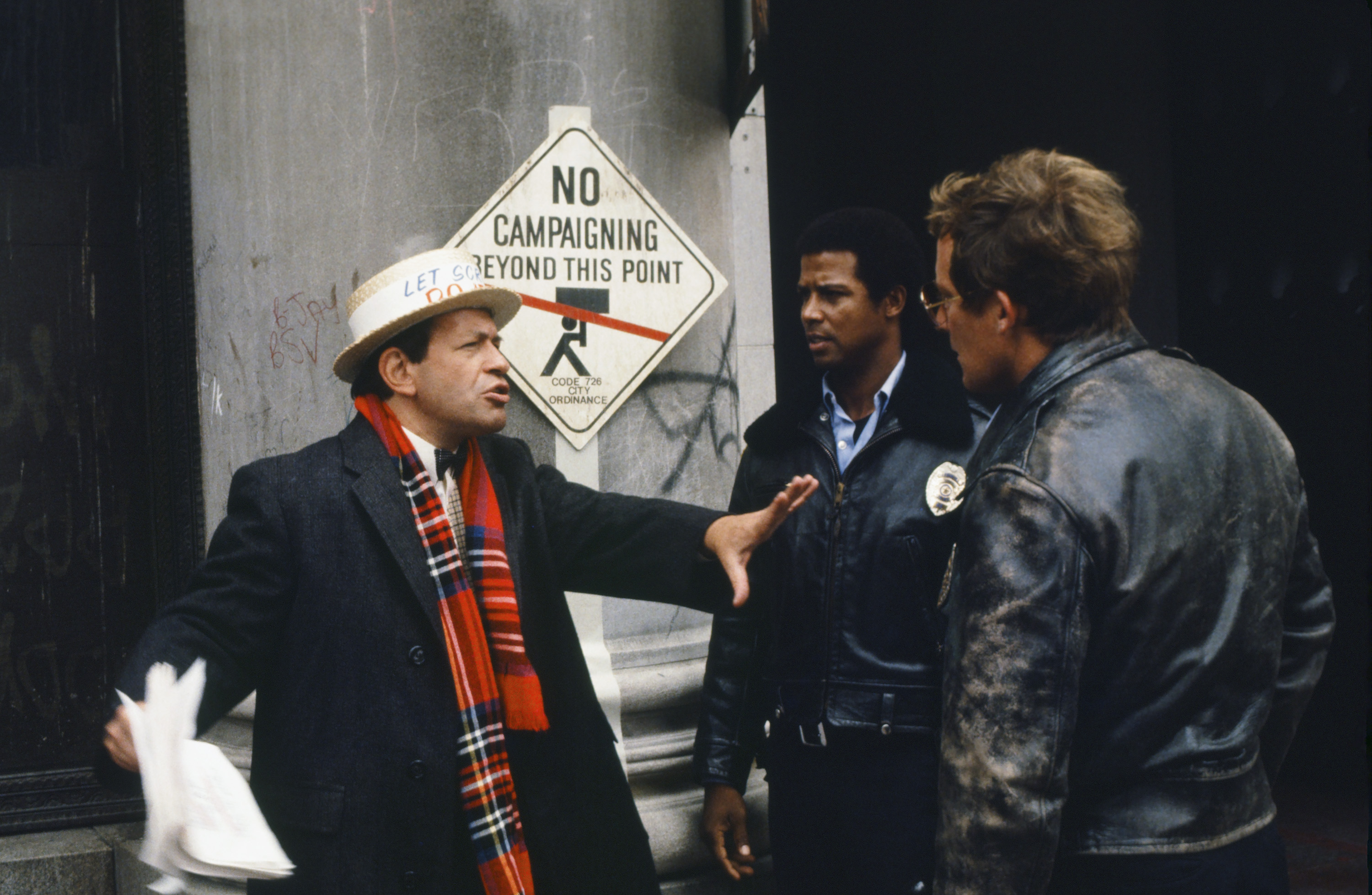 Still of Charles Haid, Kenneth Tigar and Michael Warren in Hill Street Blues (1981)