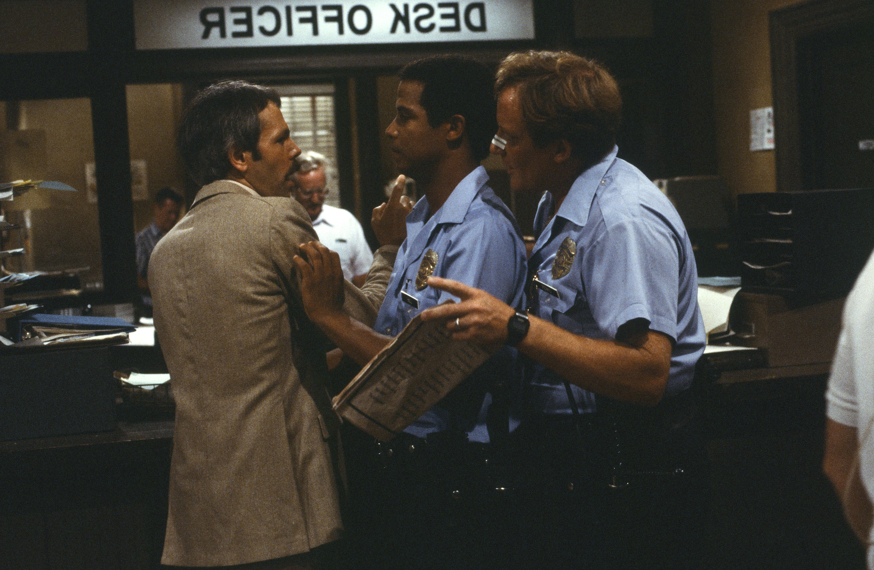 Still of Charles Haid, Joe Spano and Michael Warren in Hill Street Blues (1981)