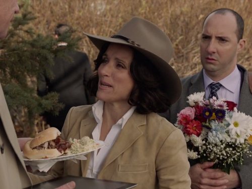 Still of Julia Louis-Dreyfus and Tony Hale in Veep (2012)