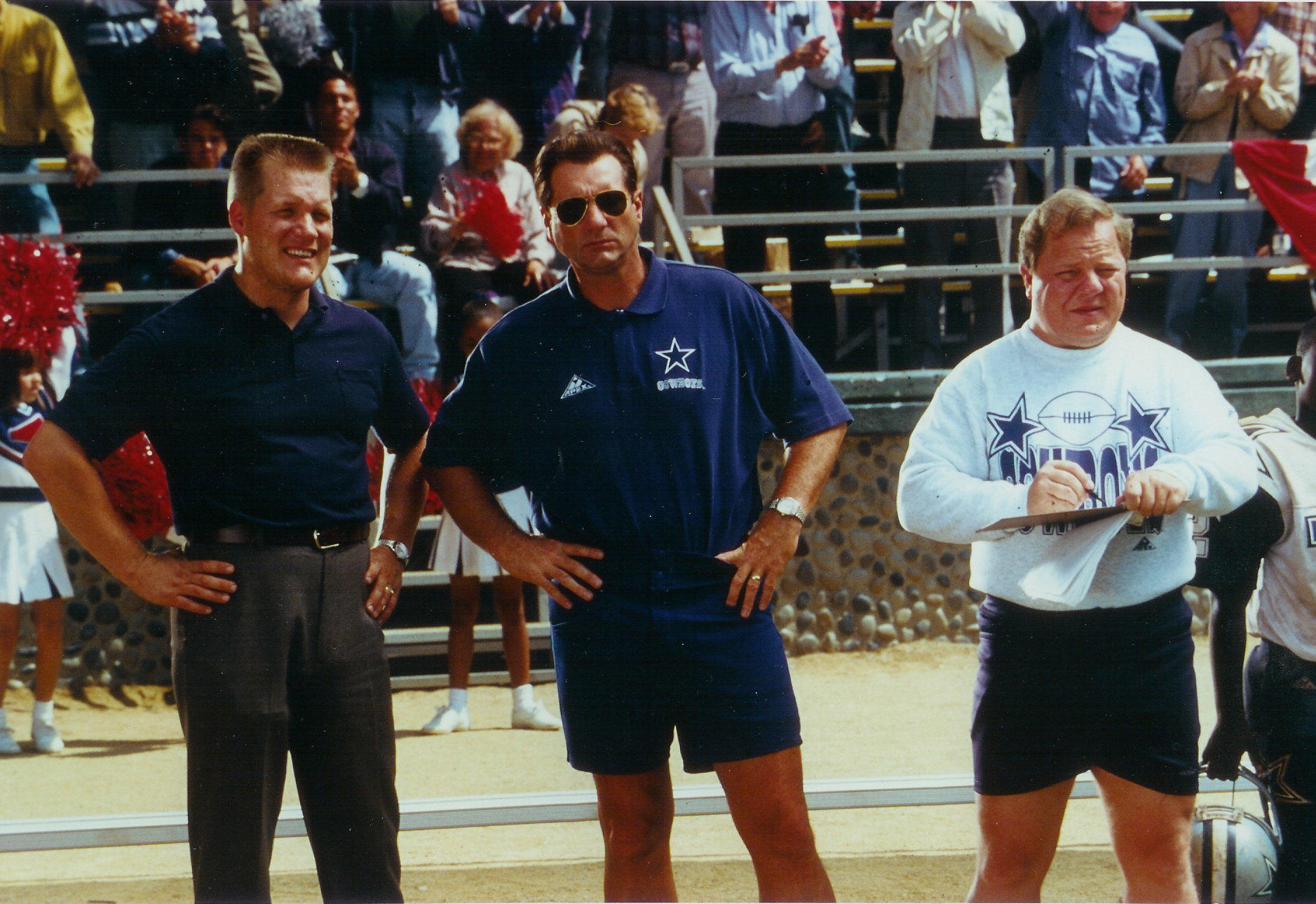 Brian Haley (left) Ed O'Neill (center) Joe Bays (right) in Little Giants