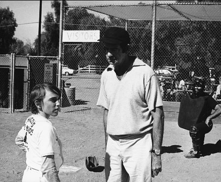 Walter Matthau and Jackie Earle Haley in The Bad News Bears (1976)