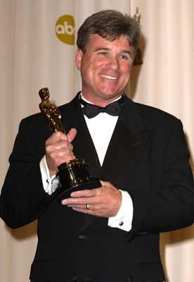 Conrad W. Hall accepts the Oscar on behalf of his late father, Conrad L. Hall.