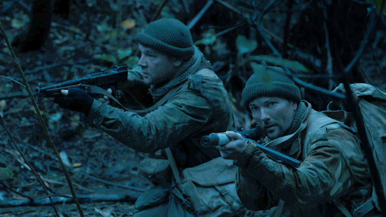 Still of Karlos Drinkwater and Craig Hall in The Devil's Rock