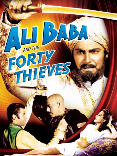 Turhan Bey, Jon Hall, Kurt Katch and Maria Montez in Ali Baba and the Forty Thieves (1944)