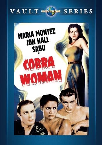 Lon Chaney Jr., Jon Hall, Maria Montez and Sabu in Cobra Woman (1944)