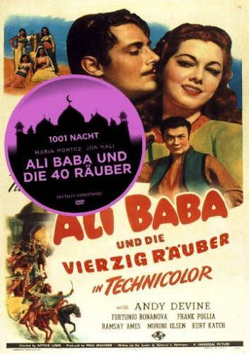 Turhan Bey, Jon Hall and Maria Montez in Ali Baba and the Forty Thieves (1944)