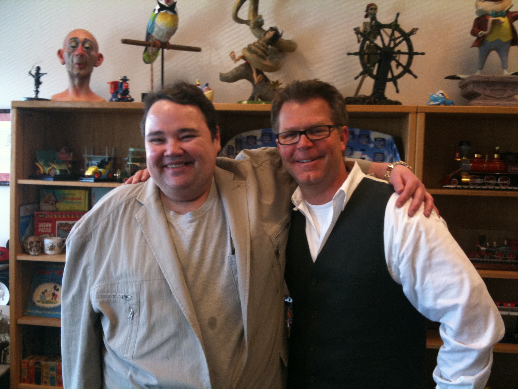 John Pinette and myself..so sad he's gone.