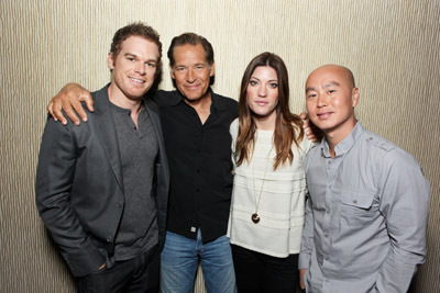 James Remar, Michael C. Hall, C.S. Lee and Jennifer Carpenter