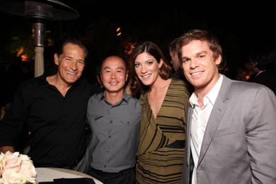 James Remar, Michael C. Hall, C.S. Lee and Jennifer Carpenter