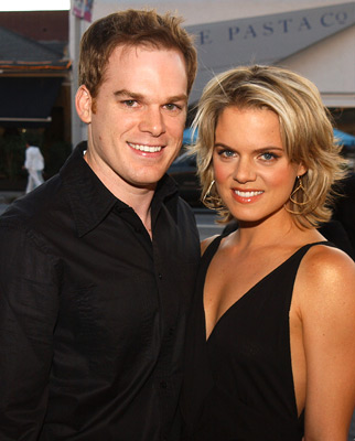 Michael C. Hall and Amy Spanger at event of Reefer Madness: The Movie Musical (2005)