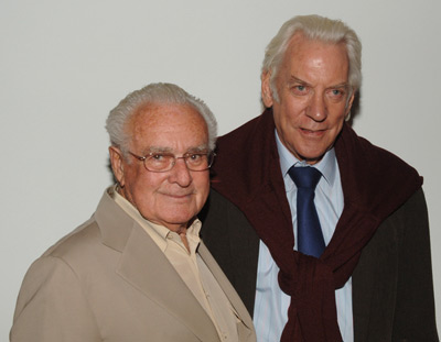 Donald Sutherland and Robert Halmi Sr. at event of Human Trafficking (2005)