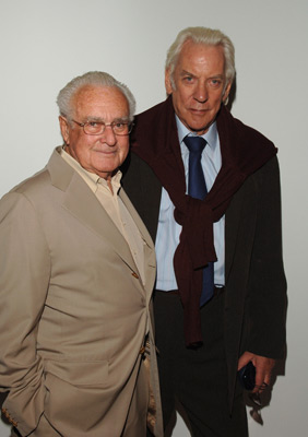 Donald Sutherland and Robert Halmi Sr. at event of Human Trafficking (2005)