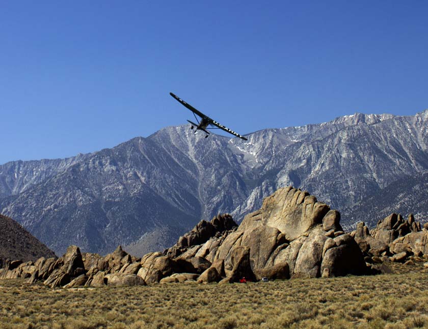 Pilot of US ARMY plane, Lone Pine, CA