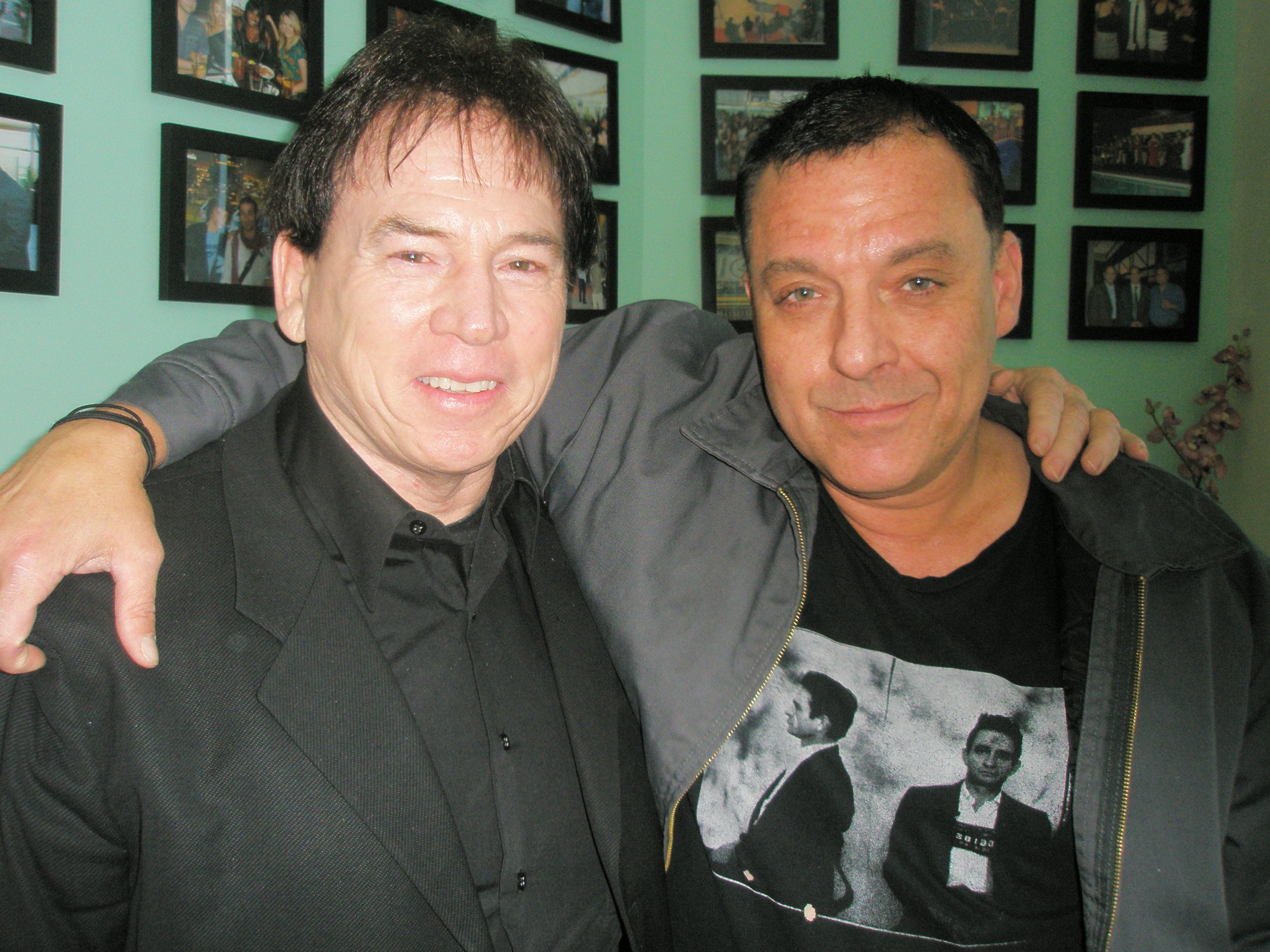 Tom Sizemore with the creator of the new TV series H-CARS