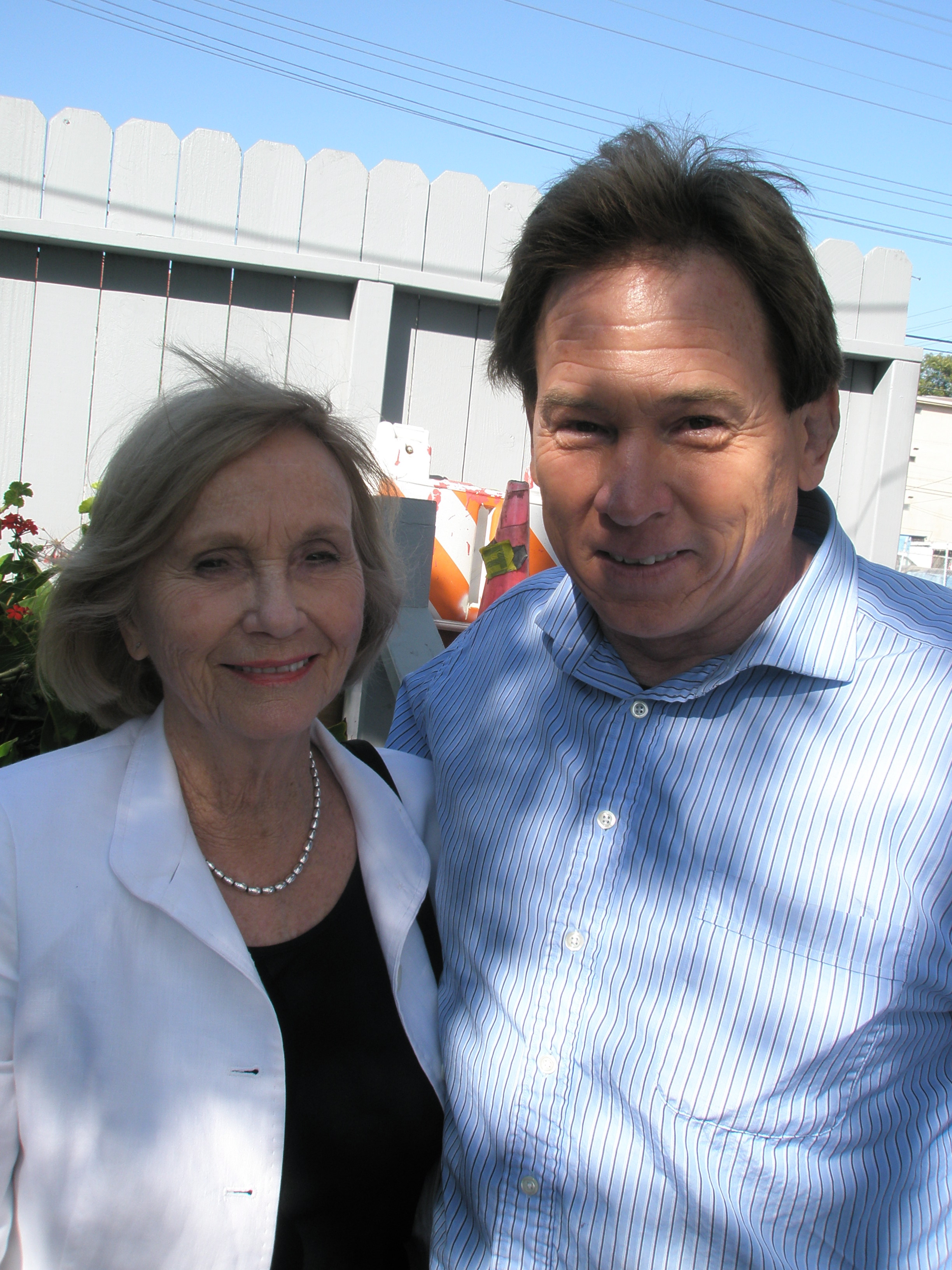 With Eva Marie Saint (On the Waterfront, North By Northwest, Superman IV). Longtime member of the Actors Studio.