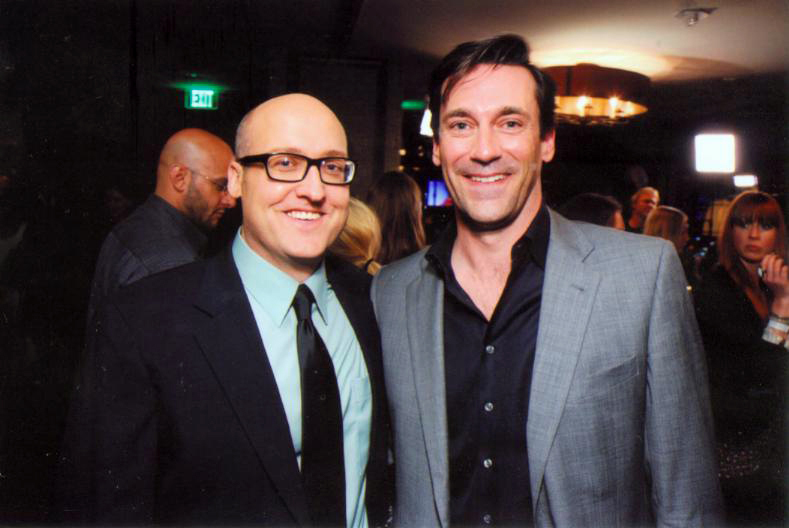 Jon Hamm and Mike Mitchell at event of Srekas. Ilgai ir laimingai (2010)