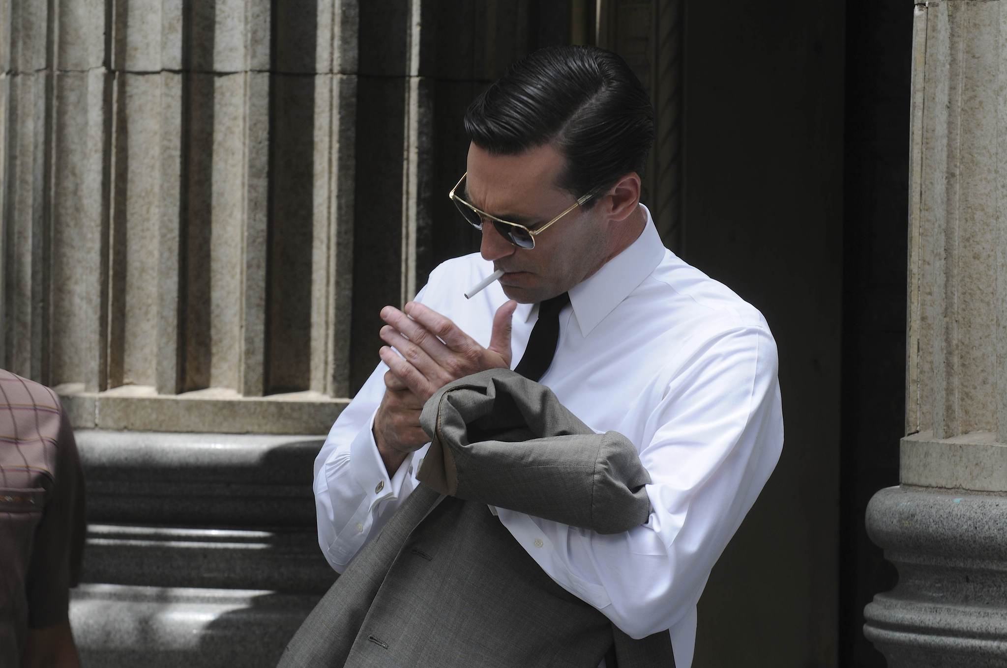 Still of Jon Hamm in MAD MEN. Reklamos vilkai (2007)