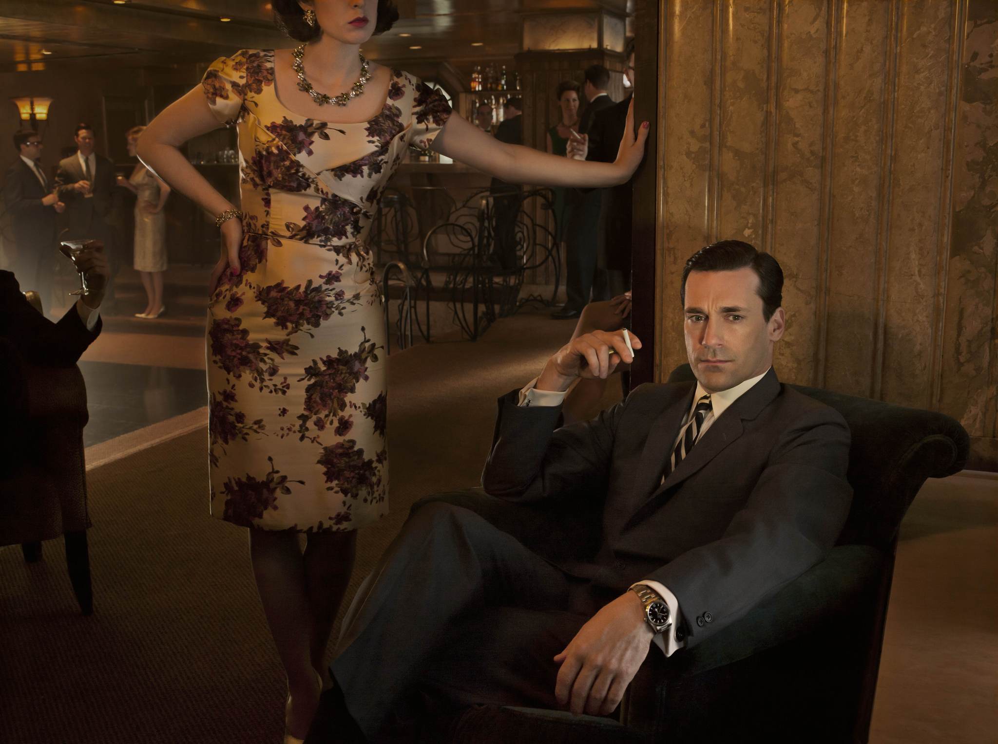 Still of Jon Hamm in MAD MEN. Reklamos vilkai (2007)