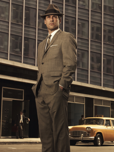 Still of Jon Hamm in MAD MEN. Reklamos vilkai (2007)