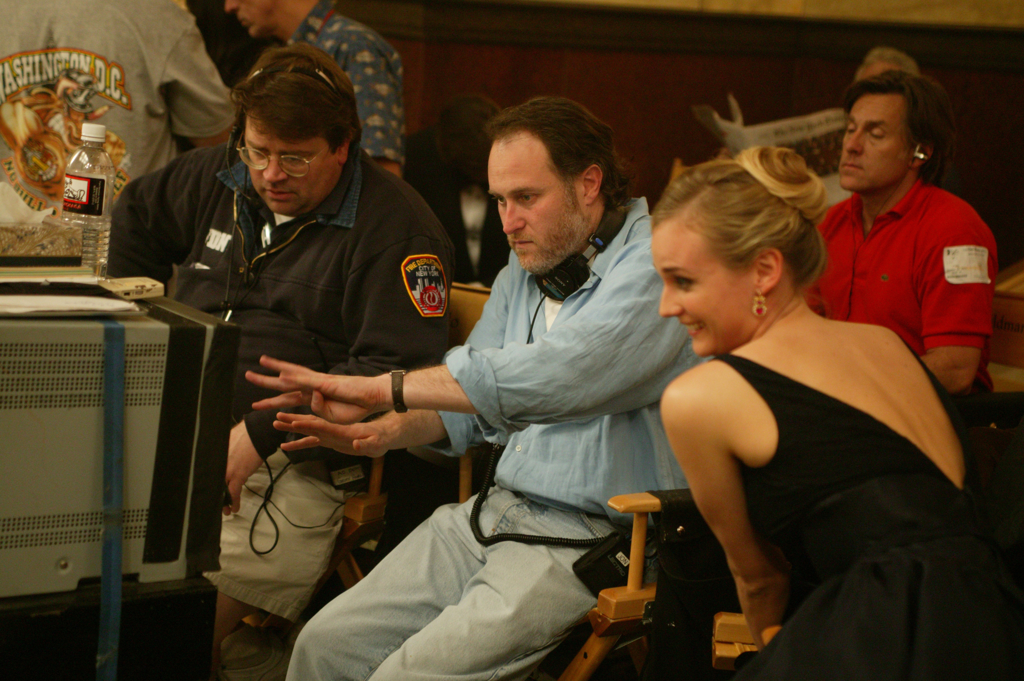 Still of Jon Turteltaub, Geoffrey Hansen and Diane Kruger in National Treasure (2004)