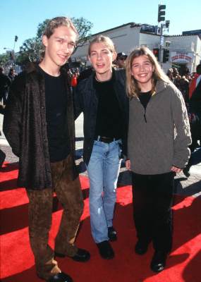Isaac Hanson, Taylor Hanson and Zac Hanson at event of Jack Frost (1998)