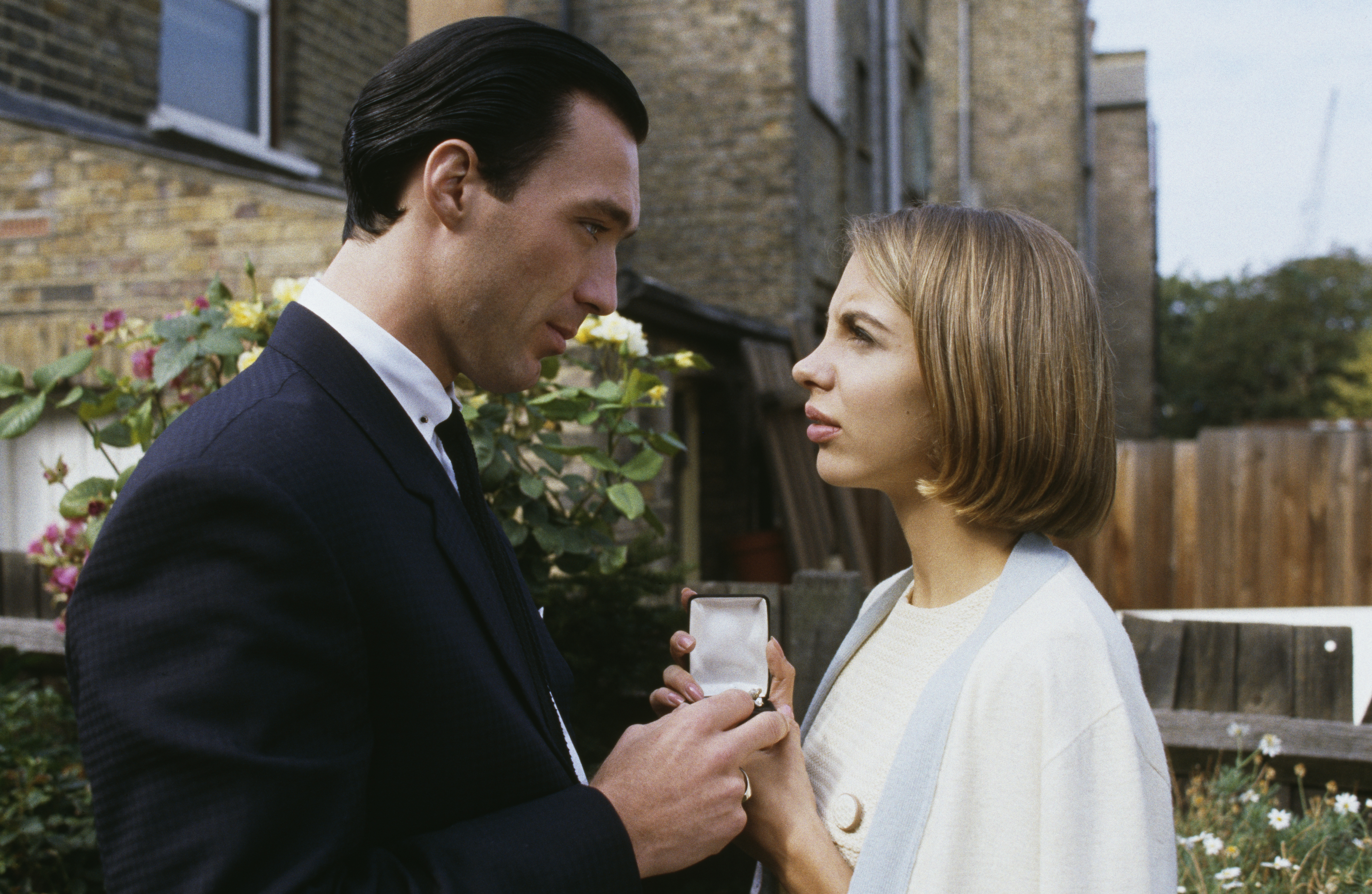 Still of Kate Hardie and Martin Kemp in The Krays (1990)