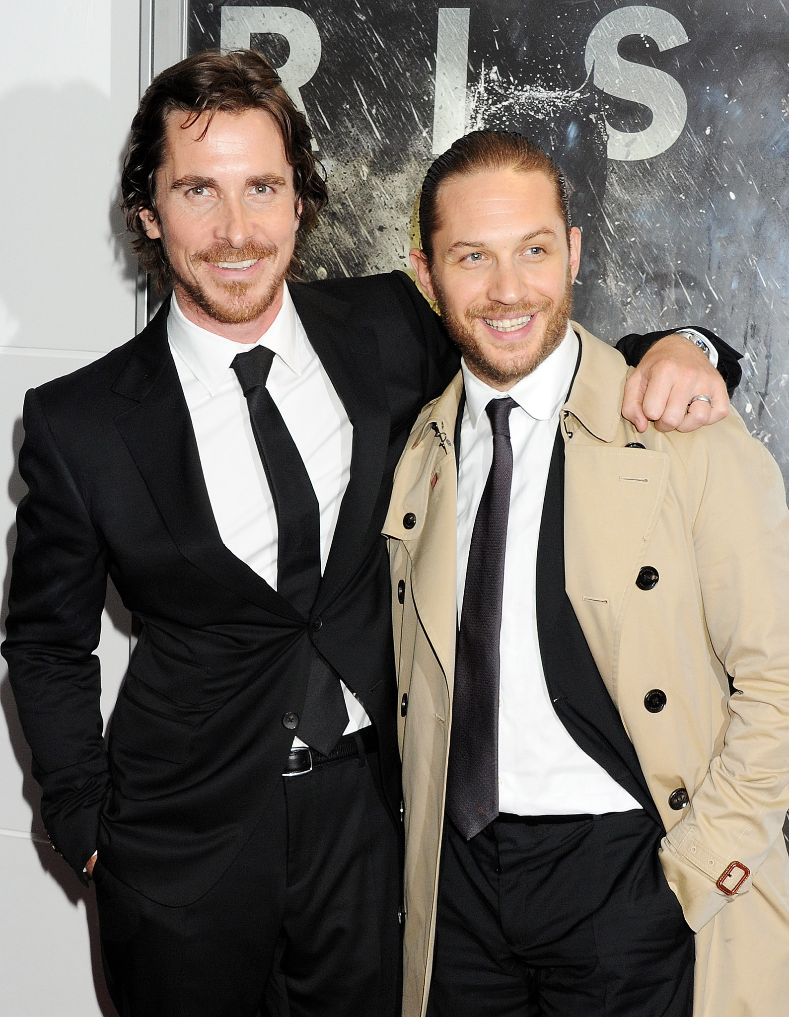 Christian Bale and Tom Hardy at event of Tamsos riterio sugrizimas (2012)