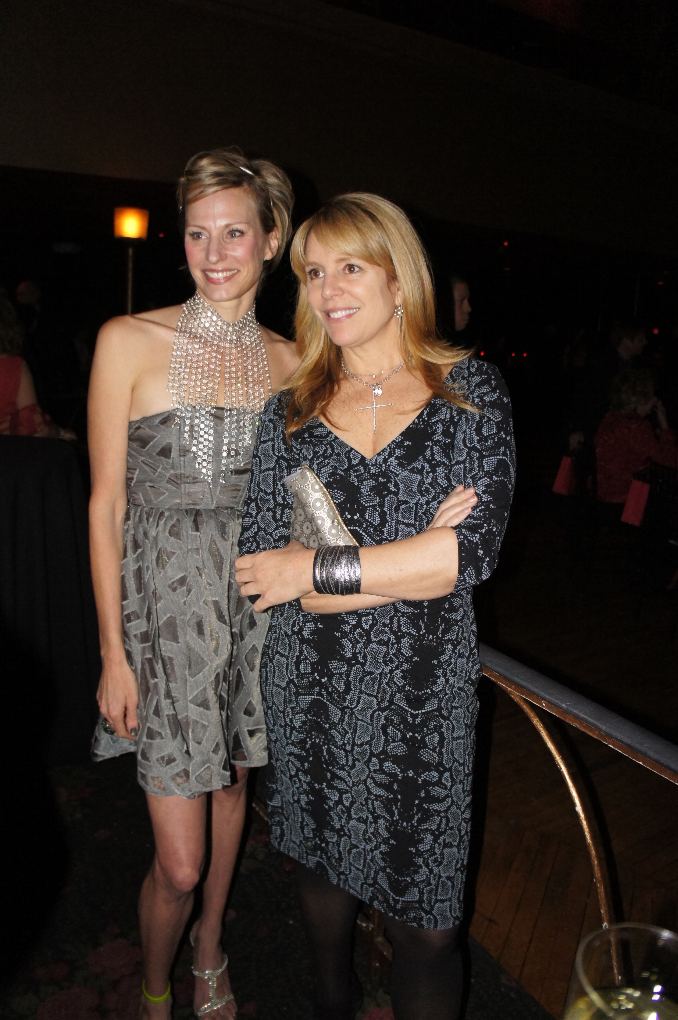 Missy Hargraves with Martha McCulley at Naked Angels Benefit in New York.