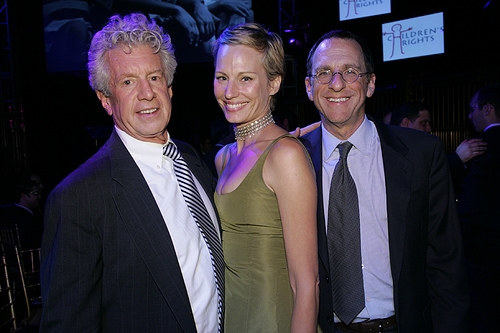 Missy Hargraves with Jeff Ross and Richard Emery @ Children's Rights Benefit.