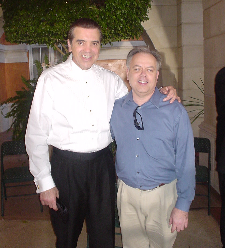 Chazz Palminteri and Michael Harker on set of In The Mix 2005