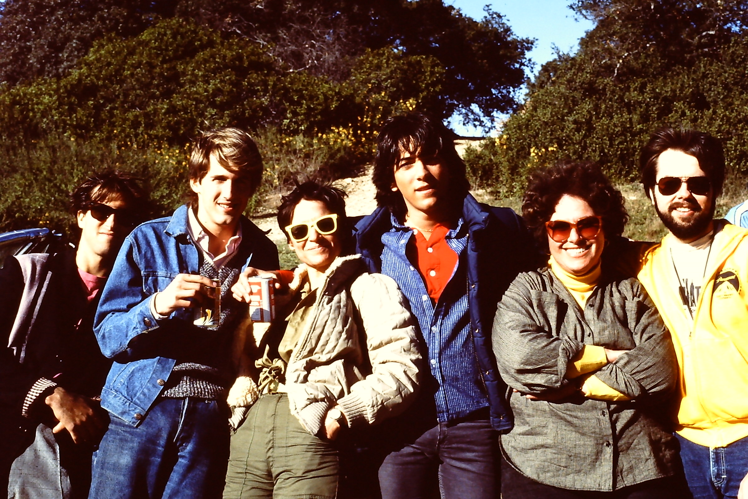 Tommy Swerdlow, Geoffrey Blake, Eda Godel Hallinan, Scott Baio, Jodie Lynn Tillen, Michael J. Harker on set of 