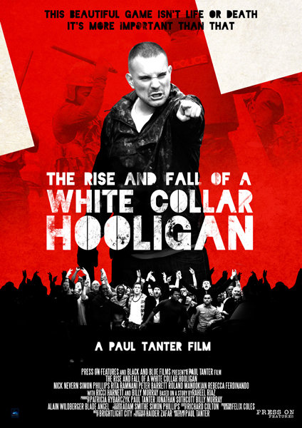 Ricci Harnett, Roland Manookian, Billy Murray, Simon Phillips, Nick Nevern, Rita Ramnani, Paul Tanter and Rebecca Ferdinando in The Rise & Fall of a White Collar Hooligan (2012)