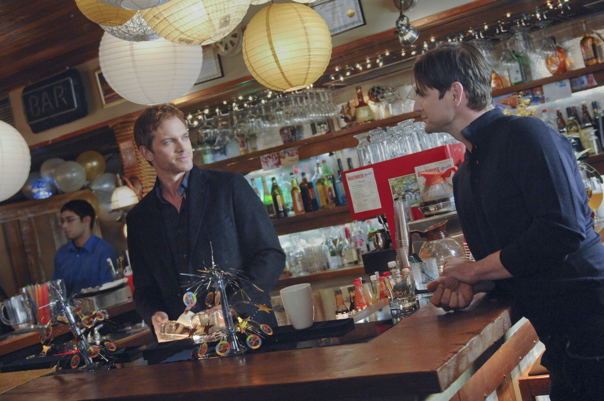 Still of Thomas Dekker and Gale Harold in The Secret Circle (2011)