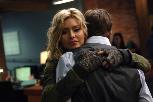 Still of Gale Harold and Aly Michalka in Hellcats (2010)