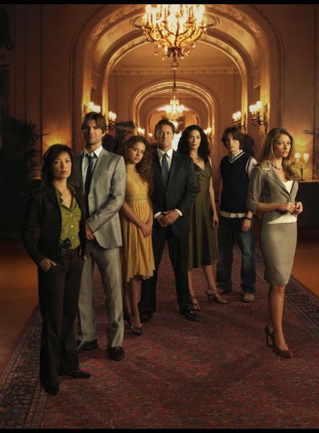 Still of Rebecca Gayheart, Ming-Na Wen, John Patrick Amedori, Gale Harold, John Allen Nelson, Joanne Kelly and Margarita Levieva in Vanished (2006)