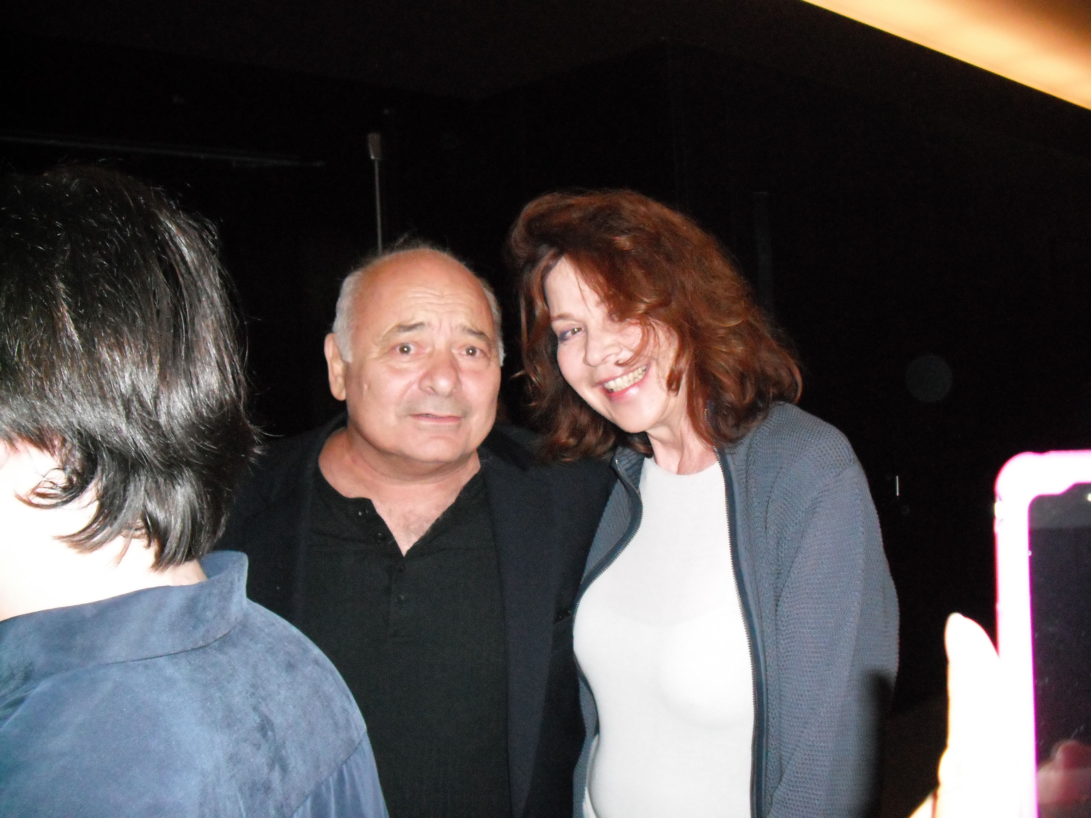 Me with Burt Young